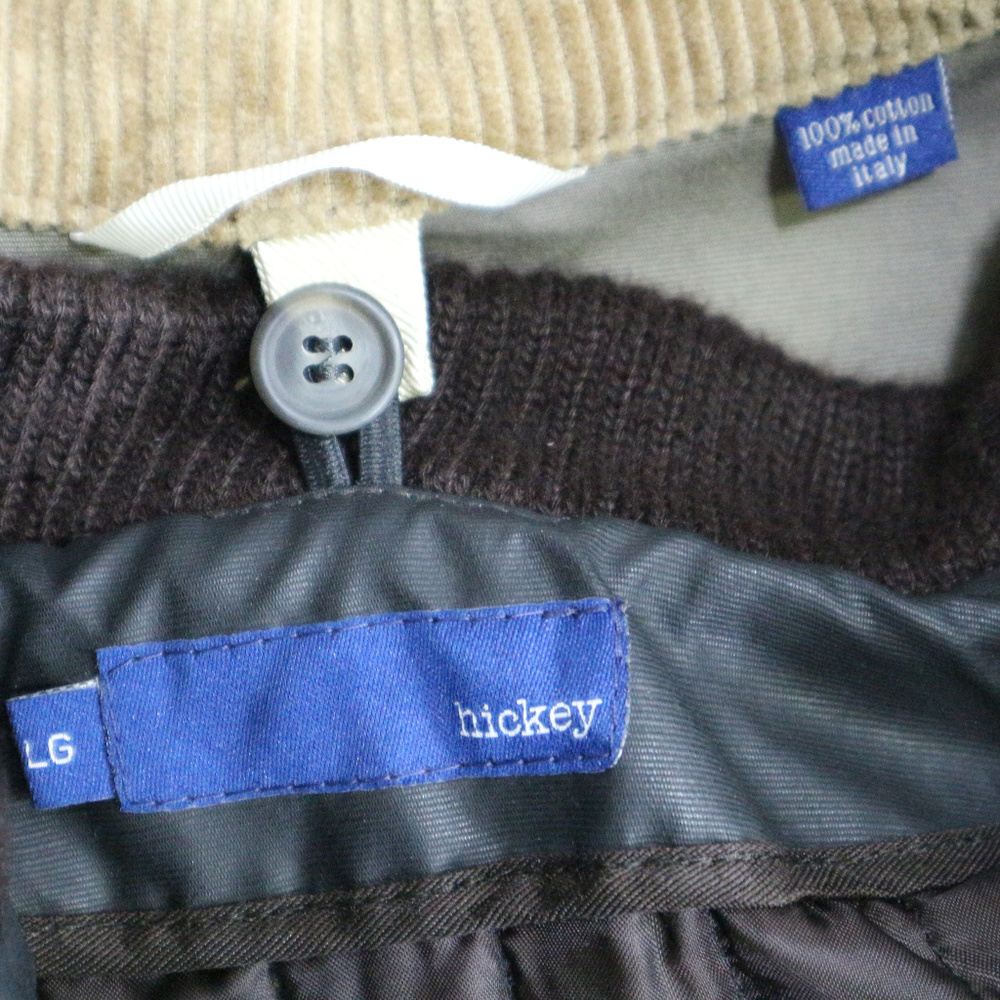 New Hickey Double Layer Cord Collar Button Jacket - image 4